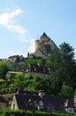 Castelnau castle in Dordogne france Royalty Free Stock Photo