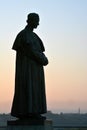 Castelnuovo don Bosco, Piedmont, Italy - 10-26-2021-The statue dedicated to Saint John Bosco in his native village Royalty Free Stock Photo