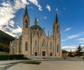 view of the Basilica of Saint Mary of Sorrow in Castelpertoso