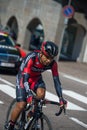 Castelrotto, Italy May 22, 2016; Atapuma Darwin, professional cyclist, during a hard time trial climb