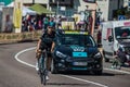 Castelrotto, Italy May 22, 2016; Professional cyclist during a hard time trial climb