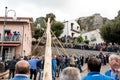 Castelsaraceno, Italy, 18-06-2017: La Festa della `Ndenna, Rito