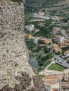 Castelsardo, sassari, italy, 20/03/2019 city of castelsardo in sardinia with its magnificent castle overlooking the crystal clear