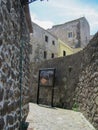 Castelsardo, sassari, italy, 20/03/2019 city of castelsardo in sardinia with its magnificent castle overlooking the crystal clear