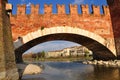 Castelvecchio bridge. Royalty Free Stock Photo