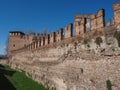 Castelvecchio Bridge aka Scaliger Bridge in Verona Royalty Free Stock Photo