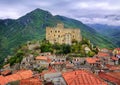 Castelvecchio di Rocca Barbena, Italy Royalty Free Stock Photo