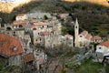 Castelvecchio di Rocca Barbena Royalty Free Stock Photo