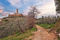 Castiglion Fiorentino, Arezzo, Tuscany, Italy: the medieval castle of Montecchio Vesponi Royalty Free Stock Photo