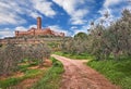 Castiglion Fiorentino, Tuscany, Italy: medieval castle of Montecchio Vesponi