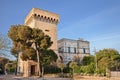 Castiglioncello, Rosignano Marittimo, Livorno, Tuscany, Italy: the ancient tower of 17th century
