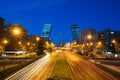 The Castilla Square Plaza Castilla is defines the new economic center of Madrid, Spain. It is one of the touristic attractions Royalty Free Stock Photo