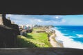Castillo Bartizan view , San Juan, Puerto Rico Royalty Free Stock Photo