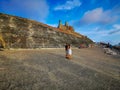 Castillo de San Felipe de Barajas castle in Cartagena de Indias, Colombia.