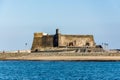 Castillo de San Gabriel - Saint Gabriel Castle in Arrecife and a cannon in front of it