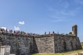 Castillo de San Marco - ancient fort in st. augustine florida Royalty Free Stock Photo