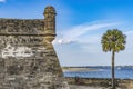 Castillo de San Marco First US Fort Eastern Waterway St Augustine Florida Royalty Free Stock Photo