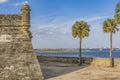 Castillo de San Marco First US Fort Eastern Waterway St Augustine Florida Royalty Free Stock Photo