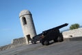 Castillo de San Marco Tower Oldest Fort Tower and Cannon Royalty Free Stock Photo