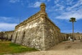 Castillo de San Marcos on beautiful sunrise backg