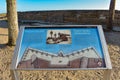 Castillo de San Marcos Fort sign  in Florida`s Historic Coast Royalty Free Stock Photo