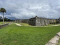 Castillo de San Marcos National Monument in St. Augustine, Florida Royalty Free Stock Photo