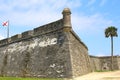 Castillo de San Marcos in St. Augustine, Florida. Royalty Free Stock Photo