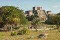 Castillo fortress in the ancient Mayan city of Tulum Royalty Free Stock Photo