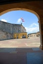 Castillo San Cristobal fort in San Juan Royalty Free Stock Photo
