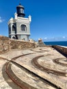 Castillo San Felipe del Morro, also known as El Morro in Old San Juan Puerto Rico Royalty Free Stock Photo