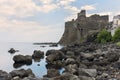 The Castle of Aci Castello near Catania- Italy, Sicily Royalty Free Stock Photo