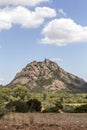 Castle of Acquafredda in South Sardinia Royalty Free Stock Photo