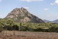 Castle of Acquafredda in South Sardinia Royalty Free Stock Photo