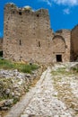 Acrocorinth, one of the most famous ancient castles in Greece.