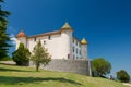 Castle in Aiguines Royalty Free Stock Photo