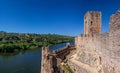 Castle of Almourol, an iconic Knights Templar fortress built on a rocky island Royalty Free Stock Photo