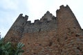 Almourol Templar castle, located in an islet in the Tagus tiver, central Portugal Royalty Free Stock Photo