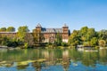 Castle along the Po river