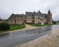 Castle along the street