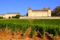 Castle amongst the vineyards of Burgundy, France