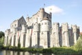 Castle in the ancient city of Ghent, Belgium Royalty Free Stock Photo