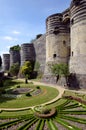 Castle of Angers in France