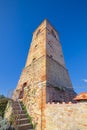 Castle of Anghiari, Arezzo, Tuscany medieval town Royalty Free Stock Photo