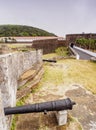 Castle in Angra do Heroismo on Terceira Island Royalty Free Stock Photo