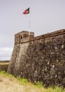 Castle in Angra do Heroismo on Terceira Island Royalty Free Stock Photo