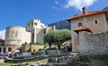 Castle areal and Skanderbeg museum in Kruje, Albania Royalty Free Stock Photo
