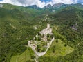 Castle of Avio in Trento province, Vallagarina, Trentino Alto Adige, northern Italy, Europe Royalty Free Stock Photo