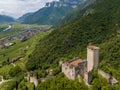 Castle of Avio in Trento province, Vallagarina, Trentino Alto Adige, northern Italy, Europe