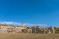 Castle of Ayia Mavra at Lefkada island