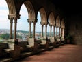 Castle balcony